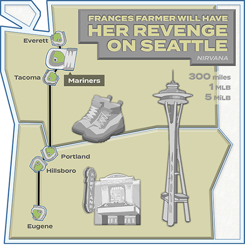 her revenge on seattle Map