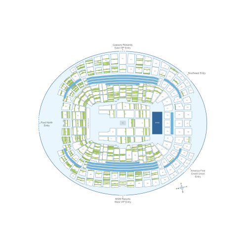 Allegiant Stadium Seating Chart